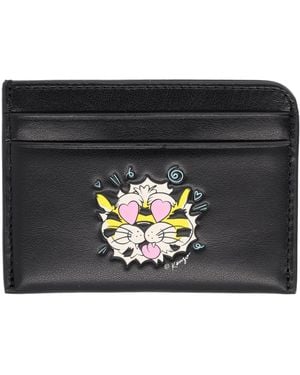 KENZO Card Holder Wild Tiger" - Black