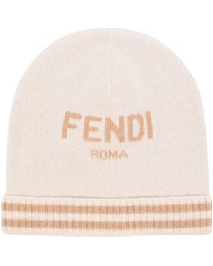 Fendi Beanie Roma - Neutro