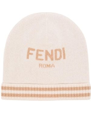 Fendi Beanie Rome - Natural
