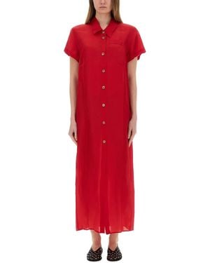 KHAITE Effy Dress - Red