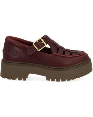 Timberland Loafer With Buckle - Brown