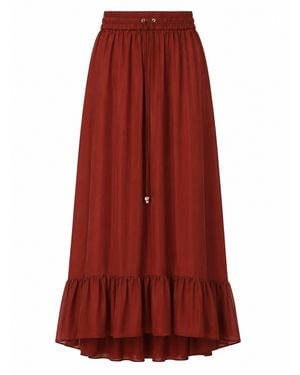 Zimmermann Gonna Maxi "Aster" - Red