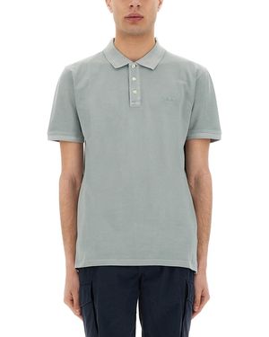 Woolrich Shirt Collar Polo - Grey