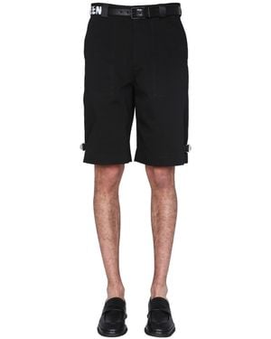 McQueen Regular Fit Bermuda - Black
