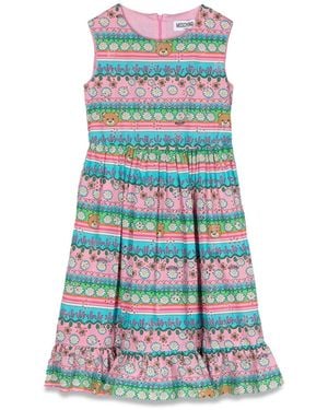 Moschino Fancy Sleeveless Dress - Blue