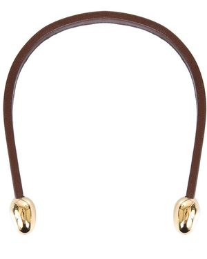 Bottega Veneta COLLANA IN PELLE CON DETTAGLIO IN OTTONE - Multicolore