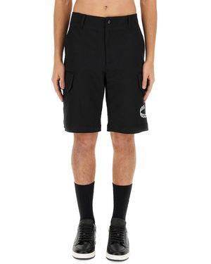 Moschino Relaxed-Fit Bermuda Shorts - Black