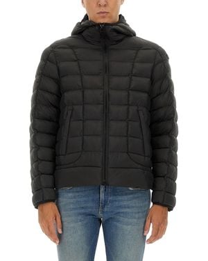 DIESEL Quilted Puffer Jacket - Black
