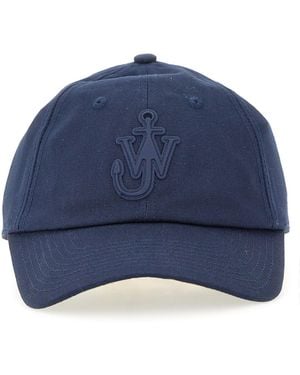 JW Anderson Cappello Da Baseball Con Logo - Blu