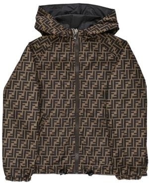 Fendi K-Way "Delfi" Doubleface - Grey