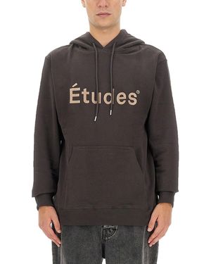 Etudes Studio Sweatshirt With Logo - Grey