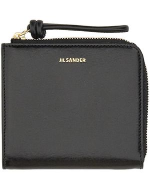 Jil Sander Giro Card Holder - Black