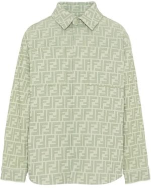 Fendi Shirt With Logo - Green