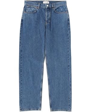 Marine Serre Moon Laser Straight Jeans - Blue
