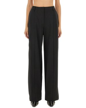 Jean Paul Gaultier Straight-Leg Trousers With Stirrup Design - Black