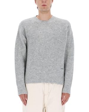 Ami Paris Alpaca Jumper - Grey