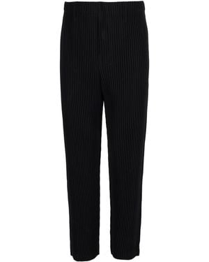 Homme Plissé Issey Miyake Pantalone Plissettato - Black