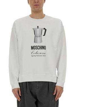 Moschino Felpa "Colazione" - Grigio