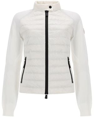 Moncler Padded Cardigan - White