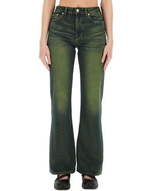 Our Legacy Boot Cut Malibu" Jeans - Green