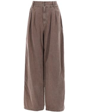 Isabel Marant Effortless Trousers - Brown