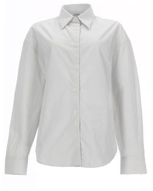 Filippa K Relaxed Stripes Shirt - White