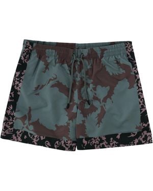 Dries Van Noten Floral Print Swimsuit - Grey