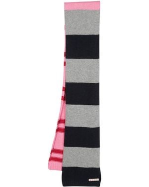 Marni Striped Scarf - White