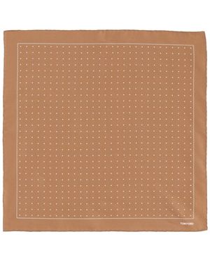 Tom Ford Pocket Handkerchief - Brown