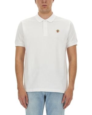 Bally Polo Con Logo - Bianco