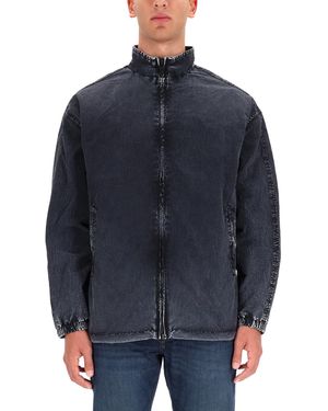 DIESEL Washed Casual Jacket - Blue