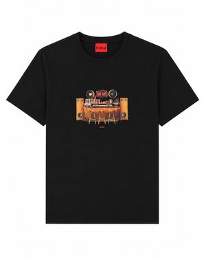 HUGO 100% Cotton T-Shirt - Black