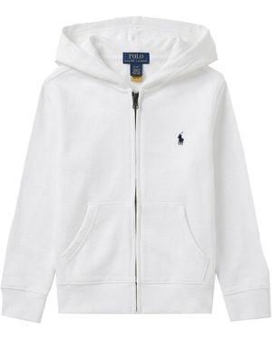 Polo Ralph Lauren Zipper Hoodie - White