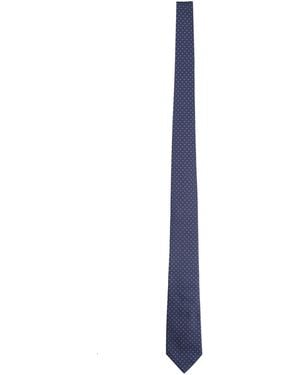Ferragamo Silk Tie - Blue
