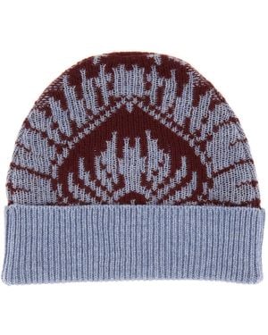 Etro Chic Logo Beanie Hat - Purple
