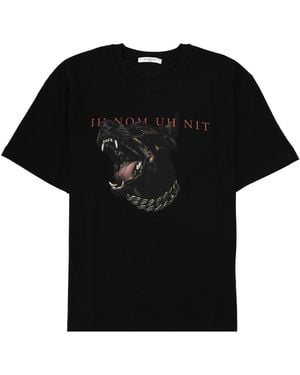 ih nom uh nit "Dobermann" T-Shirt - Black