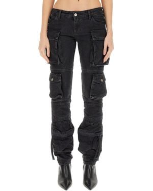 The Attico Jeans Cargo - Nero