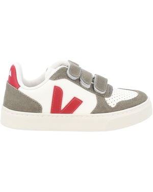 Veja Sneaker "V-10" Con Chiusura A Strappo - White