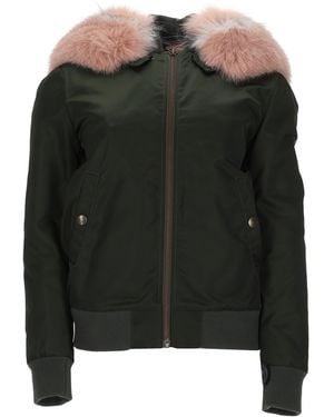MR & MRS Giacca Bomber Con Cappuccio - Black