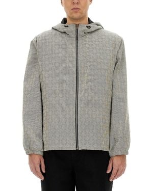 Givenchy Monogram Jacquard Anorak - Gray