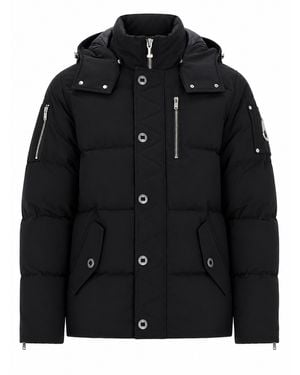 Moose Knuckles Quilted Puffer Jacket - Black