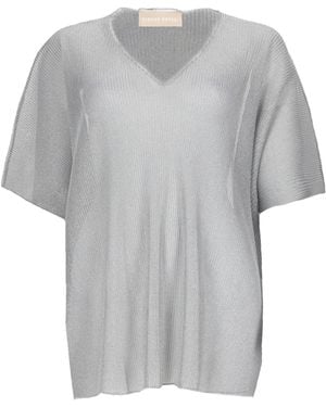 Circus Hotel Maglia Con Scollo A V - Gray