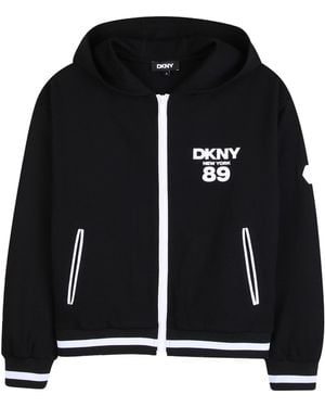 DKNY Felpa Con Cappuccio - Black