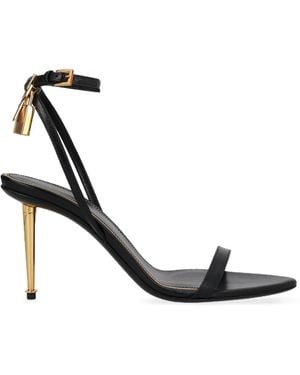 Tom Ford Sandalo Effetto Nudo A Punta - Black