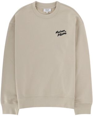Maison Kitsuné Felpa Con Logo - Natural