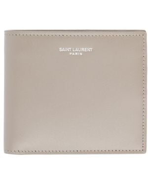 Saint Laurent Portafoglio Bifold - Natural