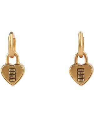 Marc Jacobs Orecchini "Heart Padlock" - Metallic