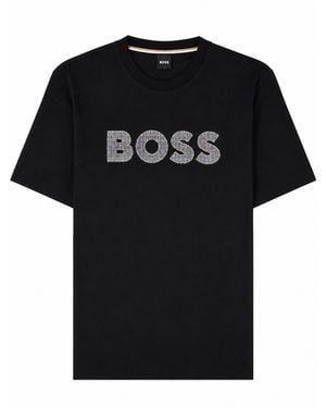 BOSS T-Shirt Con Logo - Black