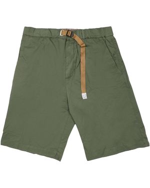 White Sand Shorts Con Cintura - Green