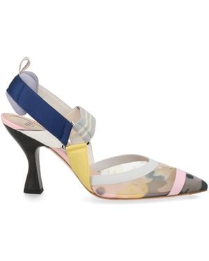 Fendi Slingback "Colibrì" - Blue